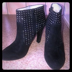 INC Black Bootie